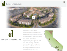 Tablet Screenshot of davlyninvestments.com